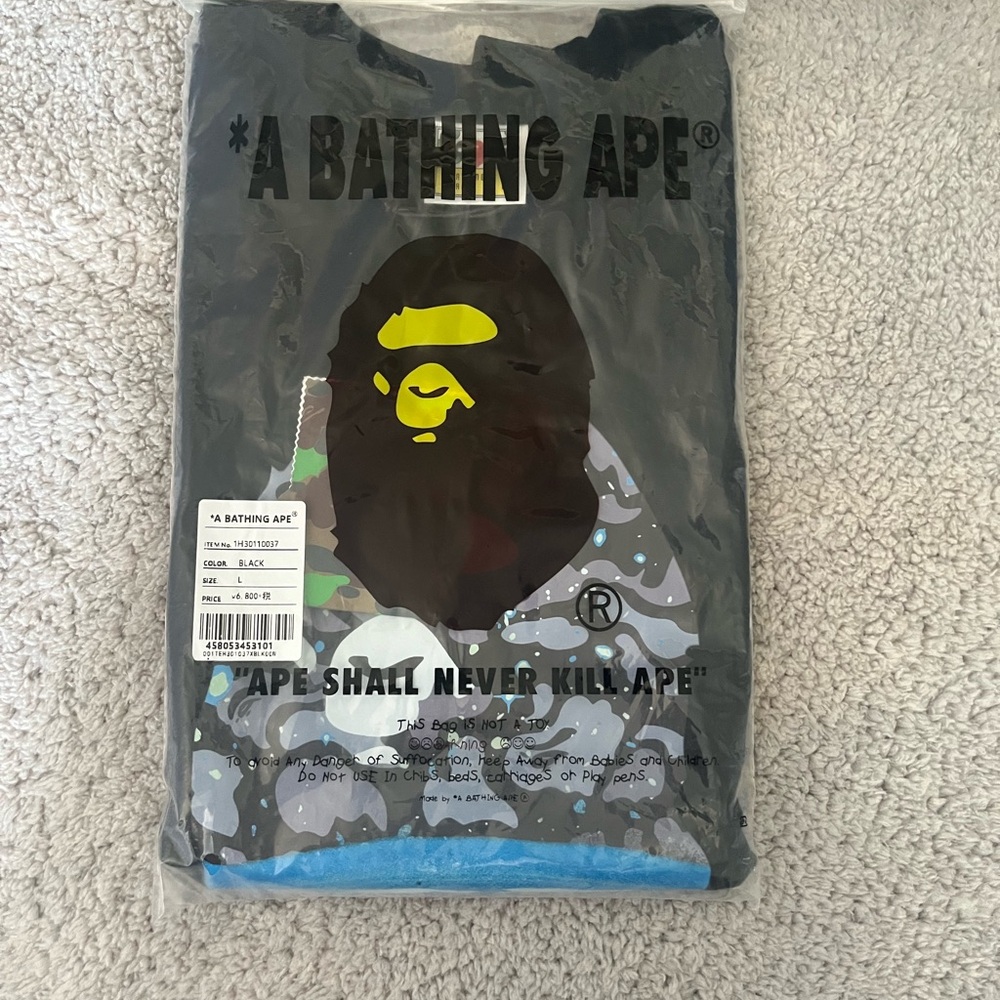 Bape Black and Blue Tank Top